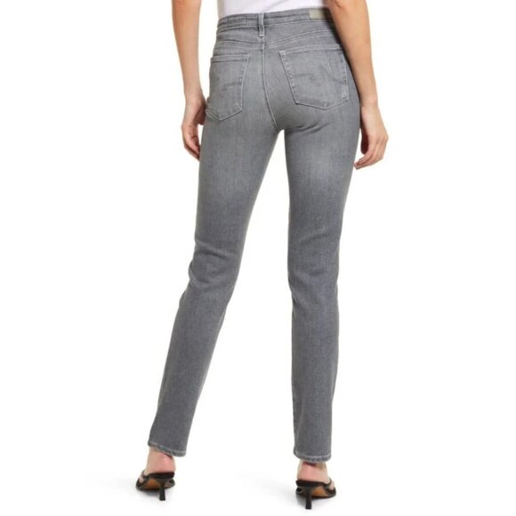 AG Adriano Goldschmied The Prima Mid-rise Cigarette Leg Jeans Dark Size 26R - Picture 2 of 13